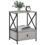 Sonoma gray engineered wood bedside table 50x41x65 cm by vidaXL, Nightstands - Ref: Foro24-826089, Price: 61,00 €, Discount: %