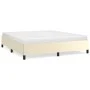 Cream synthetic leather bed frame 160x200 cm by vidaXL, Beds and slatted bases - Ref: Foro24-347259, Price: 145,47 €, Discoun...