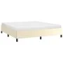 Cream synthetic leather bed frame 160x200 cm by vidaXL, Beds and slatted bases - Ref: Foro24-347259, Price: 145,47 €, Discoun...