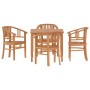 5-piece garden dining set solid teak wood by vidaXL, Garden sets - Ref: Foro24-3155754, Price: 675,35 €, Discount: %