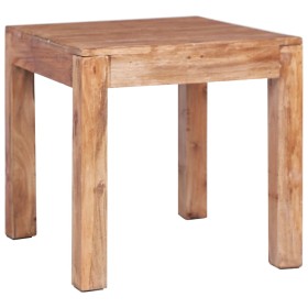 Mesa de centro de madera maciza reciclada 53x50x50 cm