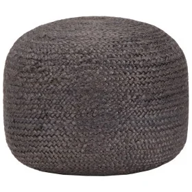 Handmade dark gray pouf 45x30 cm jute by vidaXL, Ottomans - Ref: Foro24-248082, Price: 69,96 €, Discount: %
