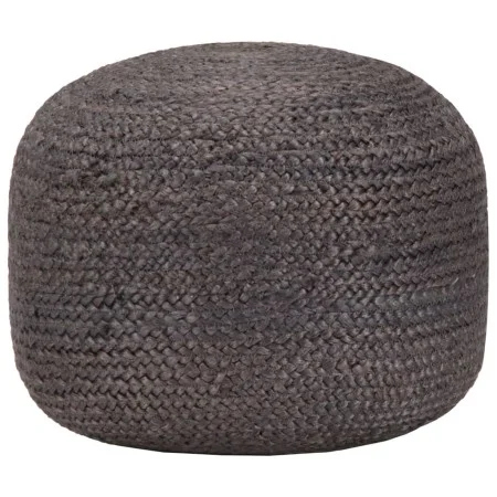 Handgefertigter Pouf dunkelgrau 45x30 cm Jute von vidaXL, Osmanen - Ref: Foro24-248082, Preis: 69,96 €, Rabatt: %
