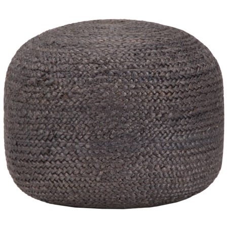 Handmade dark gray pouf 45x30 cm jute by vidaXL, Ottomans - Ref: Foro24-248082, Price: 71,24 €, Discount: %