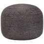 Handgefertigter Pouf dunkelgrau 45x30 cm Jute von vidaXL, Osmanen - Ref: Foro24-248082, Preis: 69,96 €, Rabatt: %