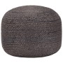 Handmade dark gray pouf 45x30 cm jute by vidaXL, Ottomans - Ref: Foro24-248082, Price: 71,24 €, Discount: %
