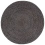 Handmade dark gray pouf 45x30 cm jute by vidaXL, Ottomans - Ref: Foro24-248082, Price: 71,24 €, Discount: %