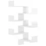 Wall corner shelf 2 pcs glossy white wood 40x40x50 cm by vidaXL, Shelves and shelves - Ref: Foro24-807236, Price: 30,48 €, Di...