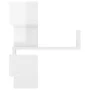 Wall corner shelf 2 pcs glossy white wood 40x40x50 cm by vidaXL, Shelves and shelves - Ref: Foro24-807236, Price: 30,48 €, Di...