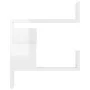 Wall corner shelf 2 pcs glossy white wood 40x40x50 cm by vidaXL, Shelves and shelves - Ref: Foro24-807236, Price: 30,48 €, Di...