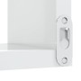 Wall corner shelf 2 pcs glossy white wood 40x40x50 cm by vidaXL, Shelves and shelves - Ref: Foro24-807236, Price: 31,84 €, Di...