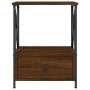 Nachttisch aus eichenbraunem Holzwerkstoff, 50 x 41 x 65 cm von vidaXL, Nachttische - Ref: Foro24-826091, Preis: 49,94 €, Rab...