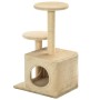 Kratzbaum für Katzen mit Sisalpfosten 60 cm beige von vidaXL, Katzenmöbel - Ref: Foro24-170519, Preis: 36,51 €, Rabatt: %
