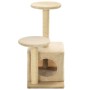 Kratzbaum für Katzen mit Sisalpfosten 60 cm beige von vidaXL, Katzenmöbel - Ref: Foro24-170519, Preis: 36,51 €, Rabatt: %