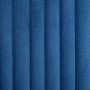 Sillas de comedor 6 unidades terciopelo azul