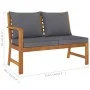 5-piece garden furniture set with solid acacia wood cushions by vidaXL, Garden sets - Ref: Foro24-3057780, Price: 624,71 €, D...