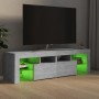 TV-Möbel mit LED-Leuchten in Betongrau 140x36,5x40 cm von vidaXL, TV-Möbel - Ref: Foro24-804368, Preis: 85,37 €, Rabatt: %