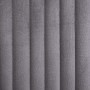 Sillas de comedor 6 unidades terciopelo gris