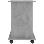Computertisch aus betongrauem Sperrholz, 80 x 50 x 75 cm von vidaXL, Schreibtische - Ref: Foro24-802898, Preis: 70,70 €, Raba...