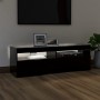 TV-Schrank mit LED-Leuchten schwarz 120x35x40 cm von vidaXL, TV-Möbel - Ref: Foro24-804374, Preis: 82,81 €, Rabatt: %