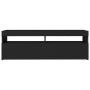 TV-Schrank mit LED-Leuchten schwarz 120x35x40 cm von vidaXL, TV-Möbel - Ref: Foro24-804374, Preis: 82,81 €, Rabatt: %
