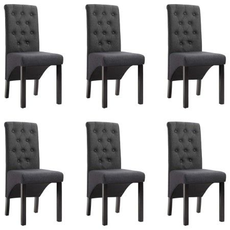 Esszimmerstühle 6 Einheiten dunkelgrauer Stoff von vidaXL, Essstühle - Ref: Foro24-276966, Preis: 587,03 €, Rabatt: %