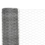 Verzinkter Stahldraht für Hühnerstall, silber, 25x1,5 m von vidaXL, Zaunpaneele - Ref: Foro24-143325, Preis: 63,08 €, Rabatt: %