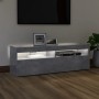 TV-Möbel mit LED-Leuchten in Graubeton 120x35x40 cm von vidaXL, TV-Möbel - Ref: Foro24-804377, Preis: 74,77 €, Rabatt: %