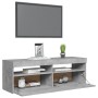TV-Möbel mit LED-Leuchten in Graubeton 120x35x40 cm von vidaXL, TV-Möbel - Ref: Foro24-804377, Preis: 74,77 €, Rabatt: %