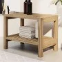Badezimmer-Beistelltisch aus massivem Teakholz, 60 x 30 x 45 cm von vidaXL, Badezimmerzubehör - Ref: Foro24-340746, Preis: 92...