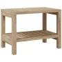 Badezimmer-Beistelltisch aus massivem Teakholz, 60 x 30 x 45 cm von vidaXL, Badezimmerzubehör - Ref: Foro24-340746, Preis: 92...