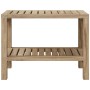 Mesa auxiliar de baño madera maciza de teca 60x30x45 cm de vidaXL, Accesorios para el baño - Ref: Foro24-340746, Precio: 101,...