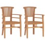 Garten-Essgruppe 3-teilig aus massivem Teakholz von vidaXL, Gartensets - Ref: Foro24-3155759, Preis: 397,13 €, Rabatt: %