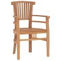 Garten-Essgruppe 3-teilig aus massivem Teakholz von vidaXL, Gartensets - Ref: Foro24-3155759, Preis: 397,13 €, Rabatt: %