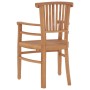 Garten-Essgruppe 3-teilig aus massivem Teakholz von vidaXL, Gartensets - Ref: Foro24-3155759, Preis: 397,13 €, Rabatt: %
