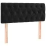 Boxspringbett mit Matratze und LED-Samt in Schwarz, 120 x 200 cm von vidaXL, Betten und Lattenroste - Ref: Foro24-3134575, Pr...