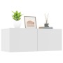TV-Möbel 2-tlg. Holzwerkstoff weiß 80x30x30 cm von vidaXL, TV-Möbel - Ref: Foro24-804535, Preis: 111,20 €, Rabatt: %