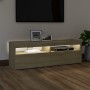 TV-Schrank mit LED-Leuchten Sonoma-Eiche 120x35x40 cm von vidaXL, TV-Möbel - Ref: Foro24-804376, Preis: 80,60 €, Rabatt: %