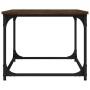 Brown oak wood and iron coffee table 80x50x40 cm by vidaXL, Coffee table - Ref: Foro24-823296, Price: 42,27 €, Discount: %