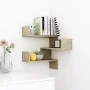 Sonoma oak plywood wall corner shelf 40x40x50 cm by vidaXL, Shelves and shelves - Ref: Foro24-807229, Price: 24,27 €, Discoun...