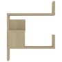 Wand-Eckregal aus Sonoma-Eichensperrholz, 40 x 40 x 50 cm von vidaXL, Regale und Regale - Ref: Foro24-807229, Preis: 24,65 €,...