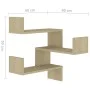 Sonoma oak plywood wall corner shelf 40x40x50 cm by vidaXL, Shelves and shelves - Ref: Foro24-807229, Price: 24,27 €, Discoun...