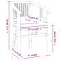 7-piece solid teak wood garden dining set by vidaXL, Garden sets - Ref: Foro24-3155772, Price: 1,00 €, Discount: %