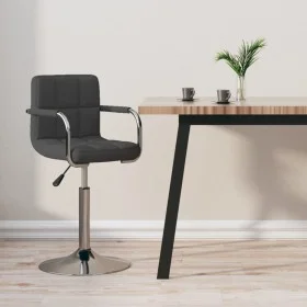 Küchenhocker aus dunkelgrauem Stoff von vidaXL, Küchenhocker - Ref: Foro24-334544, Preis: 77,63 €, Rabatt: %