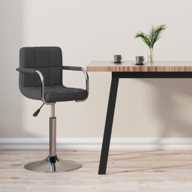 Küchenhocker aus dunkelgrauem Stoff von vidaXL, Küchenhocker - Ref: Foro24-334544, Preis: 78,86 €, Rabatt: %