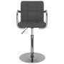 Taburete de cocina tela gris oscuro de vidaXL, Taburetes de cocina - Ref: Foro24-334544, Precio: 77,62 €, Descuento: %