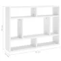 Wandregal Sperrholz weiß 75x16x55 cm von vidaXL, Regale und Regale - Ref: Foro24-803002, Preis: 37,89 €, Rabatt: %