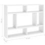 Wandregal Sperrholz weiß 75x16x55 cm von vidaXL, Regale und Regale - Ref: Foro24-803002, Preis: 38,56 €, Rabatt: %
