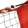 Tennisnetz aus schwarzem und rotem Polyester, 600 x 100 x 87 cm von vidaXL, Tennisnetze - Ref: Foro24-93759, Preis: 77,06 €, ...