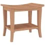 Badezimmer-Beistelltisch aus massivem Teakholz, 50 x 35 x 45 cm von vidaXL, Badezimmerzubehör - Ref: Foro24-340748, Preis: 56...